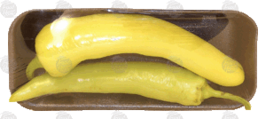 Holiday Market yellow hot peppers, approx. 2-count 0.33 pound