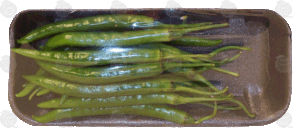 Holiday Market hot peppers, finger 0.25 pound