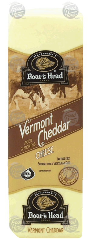Boar's Head white vermont cheddar cheese 0.5 pound