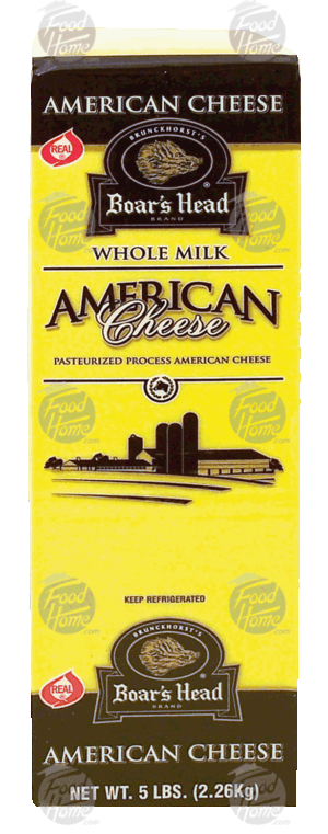Boar's Head Brunckhorst's american cheese, yellow, whole milk 0.5 pound