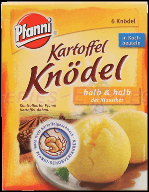 Pfanni kartoffel knodel, halb & halb der klassiker 200 gram