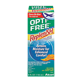 Alcon Opti-Free RepleniSH; multi-purpose disinfecting solution for silicone hydrogel and soft contact lenses 4 fluid ounce