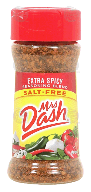 Mrs Dash extra spice seasoning blend, salt-free 2.5 ounce