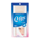 Q-Tips cotton swabs, 100% pure cotton 375 count