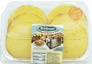 Bill Knapp's Toaster Tops cornbread muffins shaped for your toaster, 6-count 9 ounce