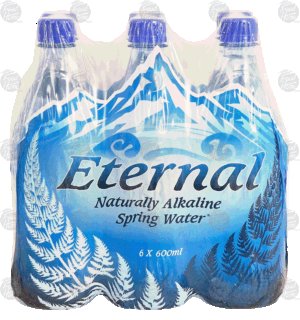 Eternal naturally alkaline spring water 6 count