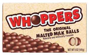 Whoppers malted milk balls 5 ounce