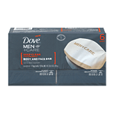 Dove Men + Care body + face bar, deep clean purifying grains 6 pack