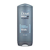 Dove Men + Care body and face wash, clean comfort, mild comfort 13.5 fluid ounce