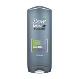 Dove Men + Care body and face wash, extra fresh, cooling agent 13.5 fluid ounce