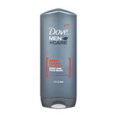 Dove Men + Care body and face wash, deep clean, purifying grains 13.5 fluid ounce