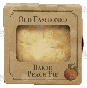 Table Talk Pies Old Fashioned baked peach pie, single serve 4 ounce