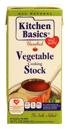 Kitchen Basics unsalted vegetable cooking stock 32 fluid ounce