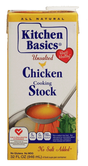 Kitchen Basics unsalted chicken cooking stock 32 fluid ounce