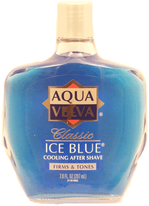 Aqua Velva cooling after shave, firms & tones, classic, ice blue 7 fluid ounce
