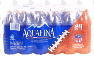 Aquafina purified drinking water, 24- 16.9 fl oz bottles 24 pack