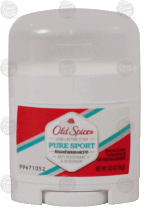 Old Spice pure sport, anti-perspirant & deodorant 0.5 ounce