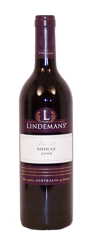 Lindemans Bin 50 shiraz, south eastern australia, 13.5% alc./vol. 750 milliliter