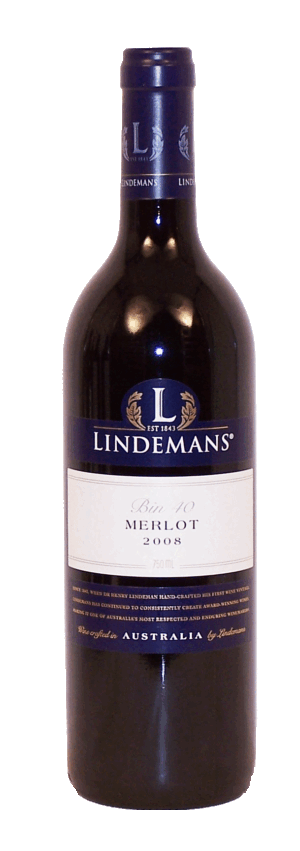 Lindemans Bin 40 merlot, south eastern australia, 13.5% alc./vol. 750 milliliter