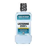 Listerine clean mint mouthwash, zero alcohol, less intense 500 milliliter