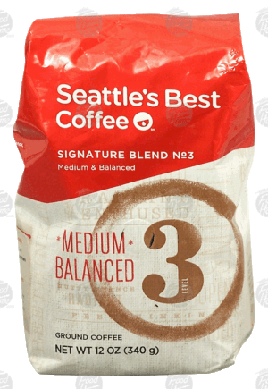 Seattle's Best Level 3; medium & balanced ground coffee 12 ounce
