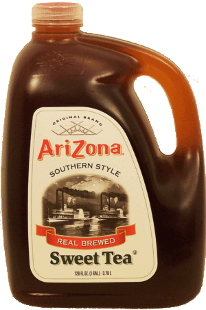 Arizona Southern Style real brewed sweet tea 128 fluid ounce