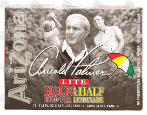 Arizona Arnold Palmer iced tea & lemonade, half & half, lite, 11.5-fl. oz. cans 12 pack
