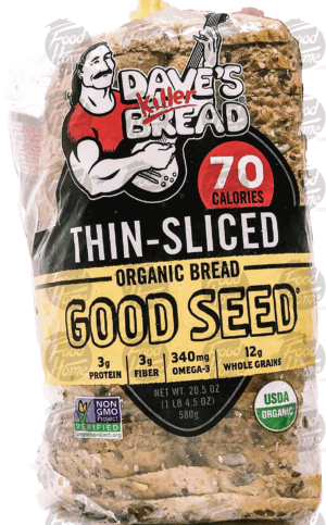Dave's Killer Bread Thin-Sliced organic bread, good seed, frozen loaf 20.5 ounce