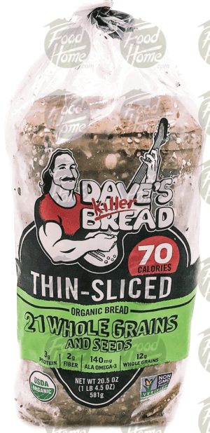 Dave's Killer Bread Thin-Sliced 21 whole grains and seeds, organic, frozen loaf of bread 20.5 ounce