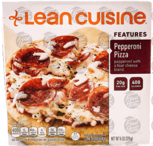 Stouffer's Lean Cuisine craveables; pepperoni pizza; pepperoni & basil with a four cheese blend 6 ounce