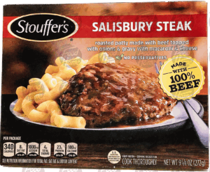Stouffer's Classics salisbury steak topped with onions & gravy with macaroni & cheese 9.625 ounce