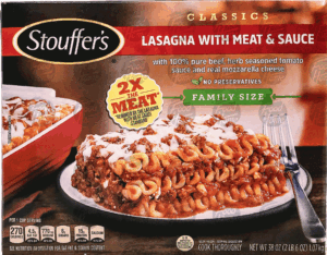 Stouffer's Family Size lasagna w/ meat & sauce 38 ounce