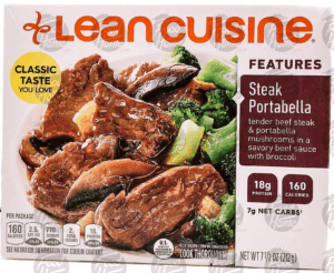 Stouffer's Lean Cuisine comfort; steak portabella in a savory beef sauce with broccoli 7.5 ounce