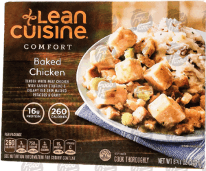 Stouffer's Lean Cuisine comfort; baked chicken with savory stuffing & creamy red skin mashed potatoes 8.625 ounce