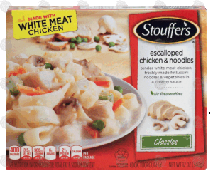 Stouffer's Classics escalloped chicken & noodles with vegetables in a creamy sauce 12 ounce