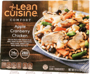 Stouffer's Lean Cuisine marketplace; apple chicken cranberry chicken with french cut green beans & carrots 9.625 ounce