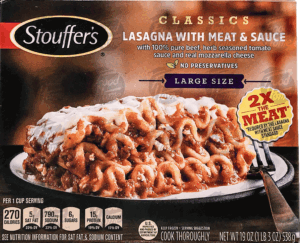 Stouffer's lasagna w/ meat sauce 19 ounce