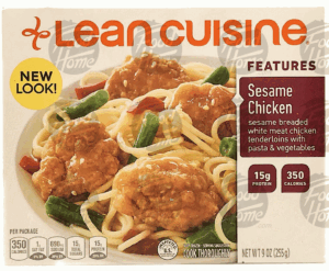 Lean Cuisine Marketplace sesame chicken with pasta and vegetables 9 ounce