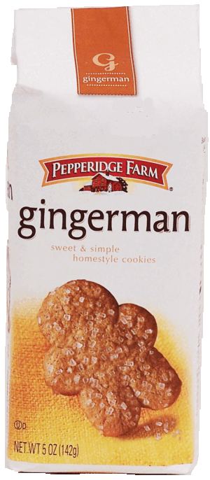 Pepperidge Farm ginger man cookies, home style 5 ounce