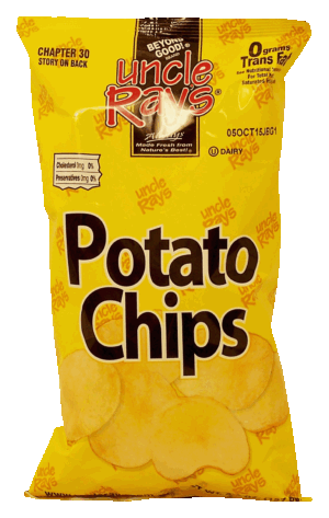 Uncle Ray's potato chips 4.5 ounce