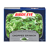 Birds Eye chopped spinach 10 ounce