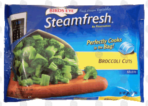Birds Eye Steamfresh broccoli cuts, cooks in bag 10.8 ounce
