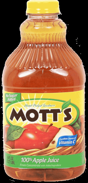 Mott's 100% apple juice from concentrate 64 fluid ounce