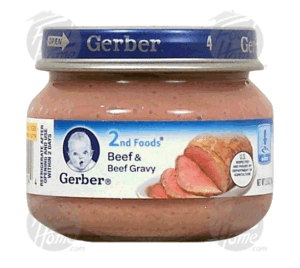 Gerber 2nd Foods Baby Foods Beef & Beef Gravy 2.5 ounce