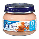 Gerber 2nd Foods Baby Foods Turkey & Turkey Gravy 2.5 ounce