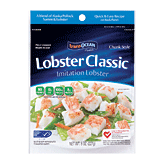 Transocean Lobster Classic imitation lobster meat, fully cooked, ready to eat 8 ounce