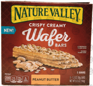 Nature Valley peanut butter wafer bars, 5 pk., box 6.5 ounce