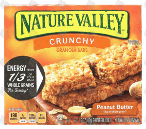 Nature Valley peanut butter crunchy granola bars 8.9 ounce