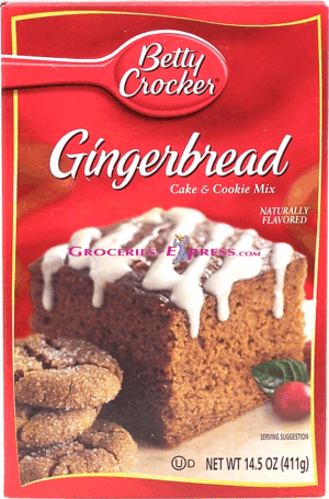 Betty Crocker gingerbread cake & cookie mix, add egg 14.5 ounce