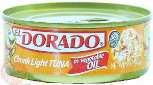 El Dorado chunk light tuna in vegetable oil 5 ounce